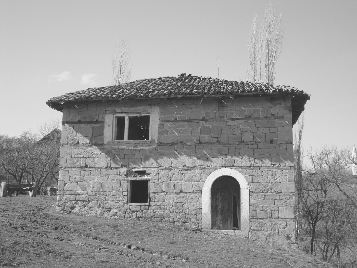 Traditional kulla stone house
