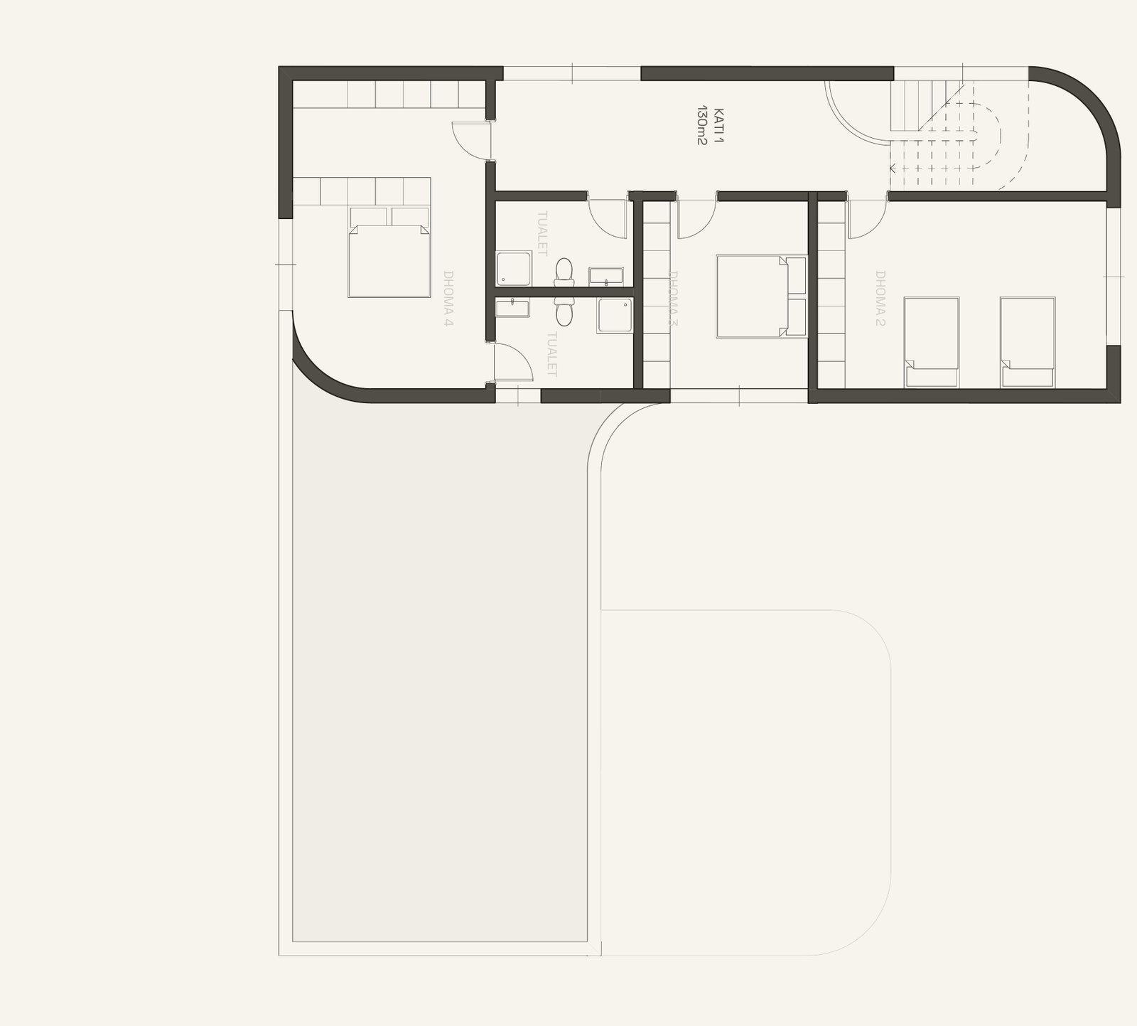 First floor plan — Kati